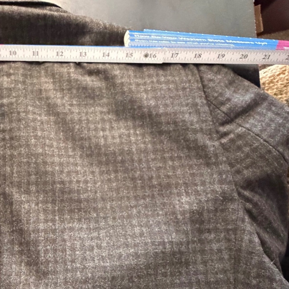 Z Zegna 54R 44R Gray Micro Check Blazer Italian Wool Blend Cut Tag Drop 8 - Picture 14 of 14